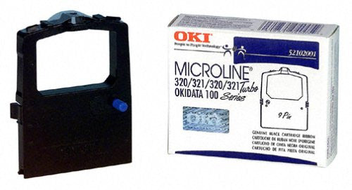 OKIDATA Ribbon cartridge, ML100 SERIES, PN: 52102001, Black