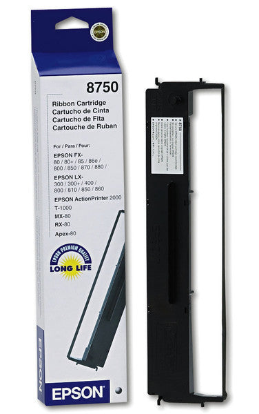 Epson Ribbon Cartridge, MX-80, LQ-800, 8750