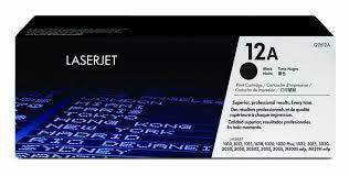 HP Laserjet Cartridge Q2612A, HP 12A, Black