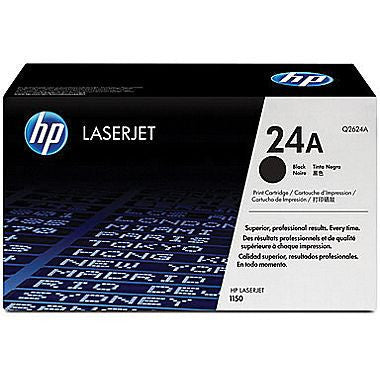 HP Laserjet Cartridge Q2624X, Q2624A, 24X, 24A, Black