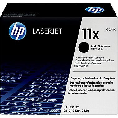 HP Laserjet Cartridge Q6511X, Q6511A, 11X, 11A, Black