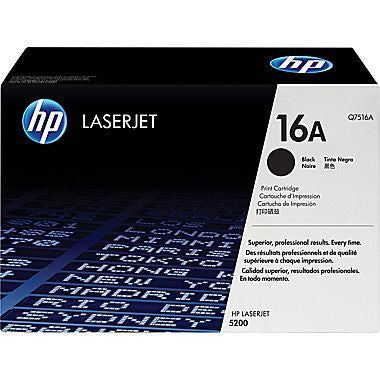 HP Laserjet Cartridge Q7516A, 16A, Black