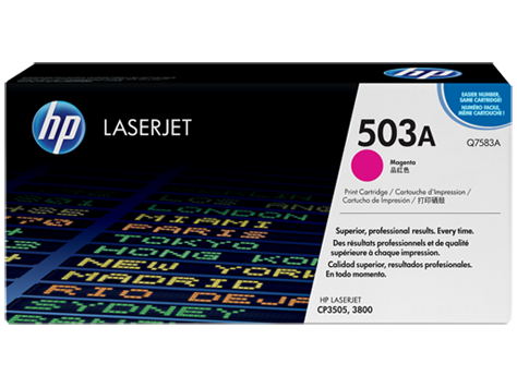 HP color Laserjet Cartridge HP 503A series