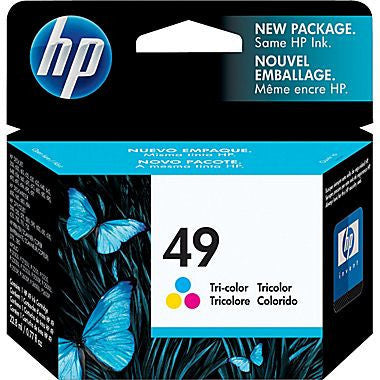 HP Inkjet Cartridge No. 49, Tricolor