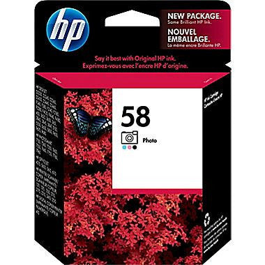 HP Inkjet Cartridge No. 58, Photo Ink