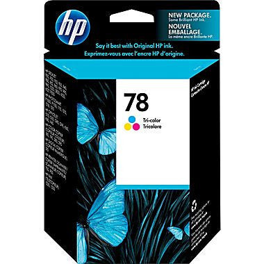 HP Inkjet Cartridge No. 78, Tri-color
