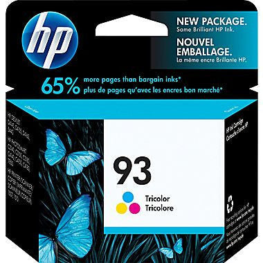 HP Inkjet Cartridge No. 93, Tri-color