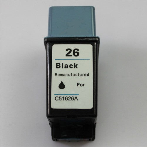 HP Inkjet Cartridge No. 26, Black